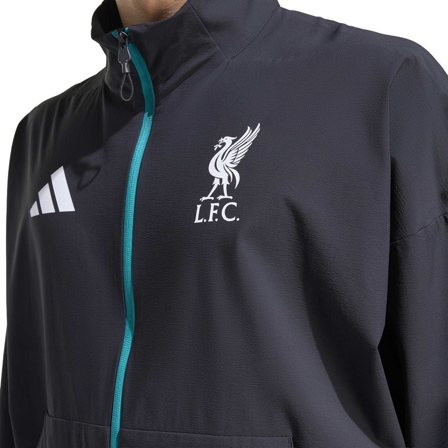 Liverpool Jacket Anthem - Black - Men's-SoccerKits Hub | Buy Soccer Jerseys Online